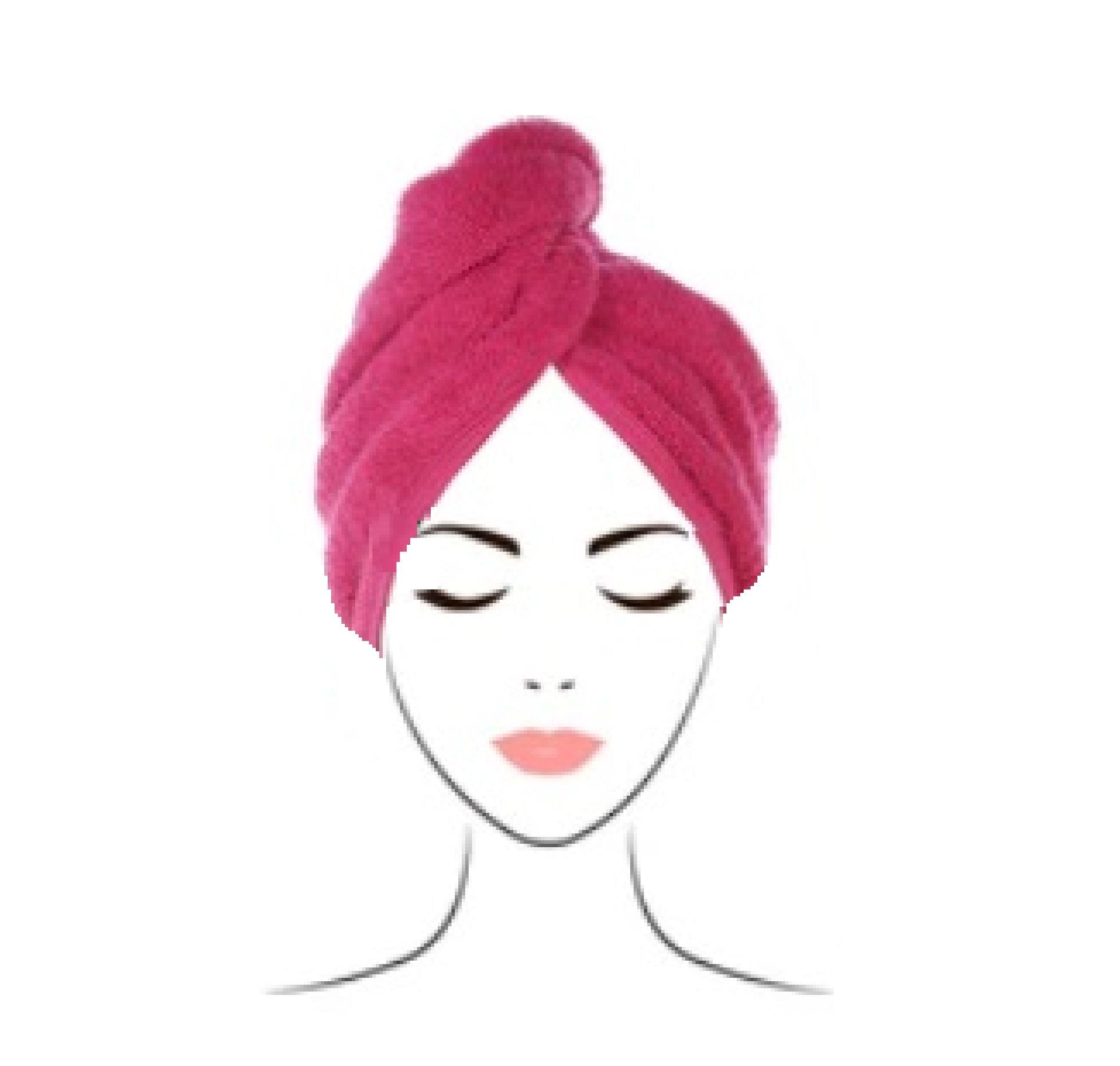 Head towel wrap online with button