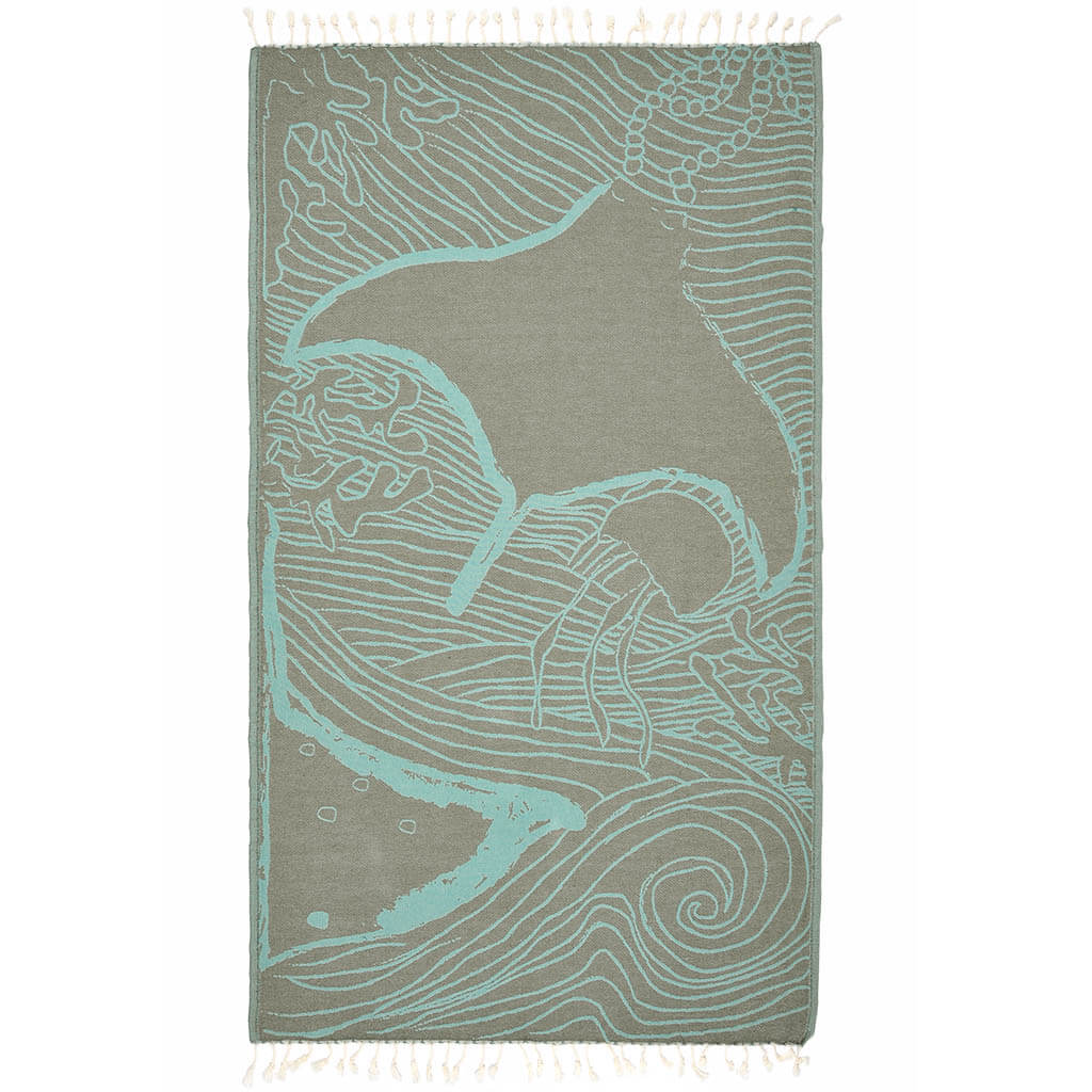 Beach & Bath-Stingray-Jacquard Weave (Handloomed)