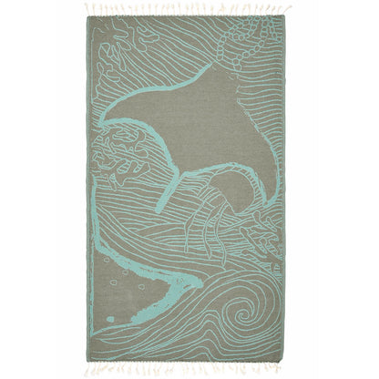Beach & Bath-Stingray-Jacquard Weave (Handloomed)